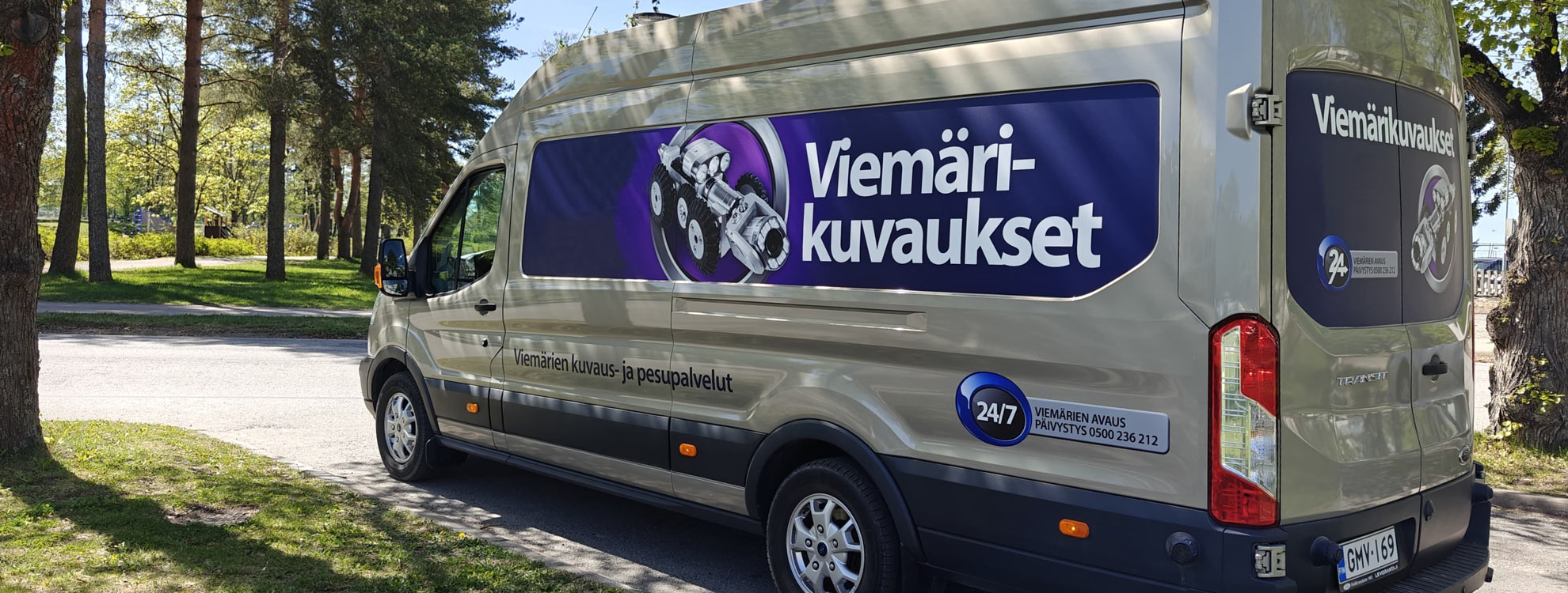 Viemäreiden kuvaukseen suunnitellulla erityiskalustolla saadaan tarkka kuva viemäreiden kunnosta ja mahdolliista ongelmakohdista.